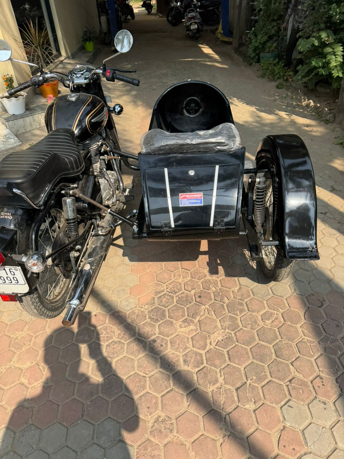 Motorcycle Sidecar Rocket Model + Universal Mounting Kit | Fits Harley, Honda, Indian, etc.. (Copy) (Copy)