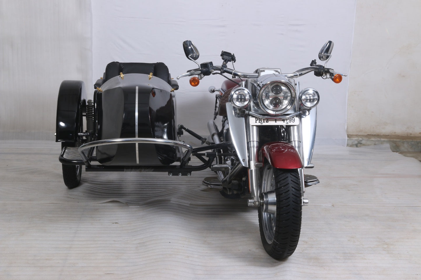 Motorcycle Sidecar Retro Model + Universal Mounting Kit | Fits Harley, Honda, Indian, etc.. (Copy) (Copy) (Copy) (Copy)