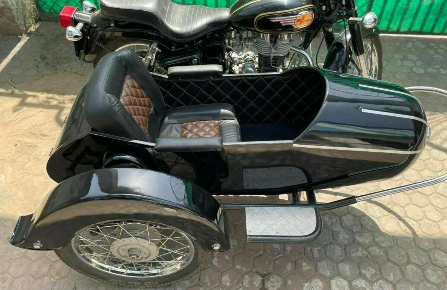 Motorcycle Sidecar-Rocket Model
