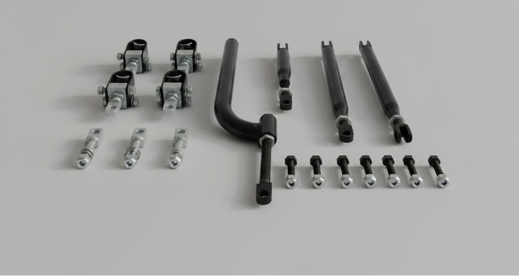 Beemer Model motorcycle sidecar universal mounting kit for BMW, Triumph, Yamaha, Royal Enfield