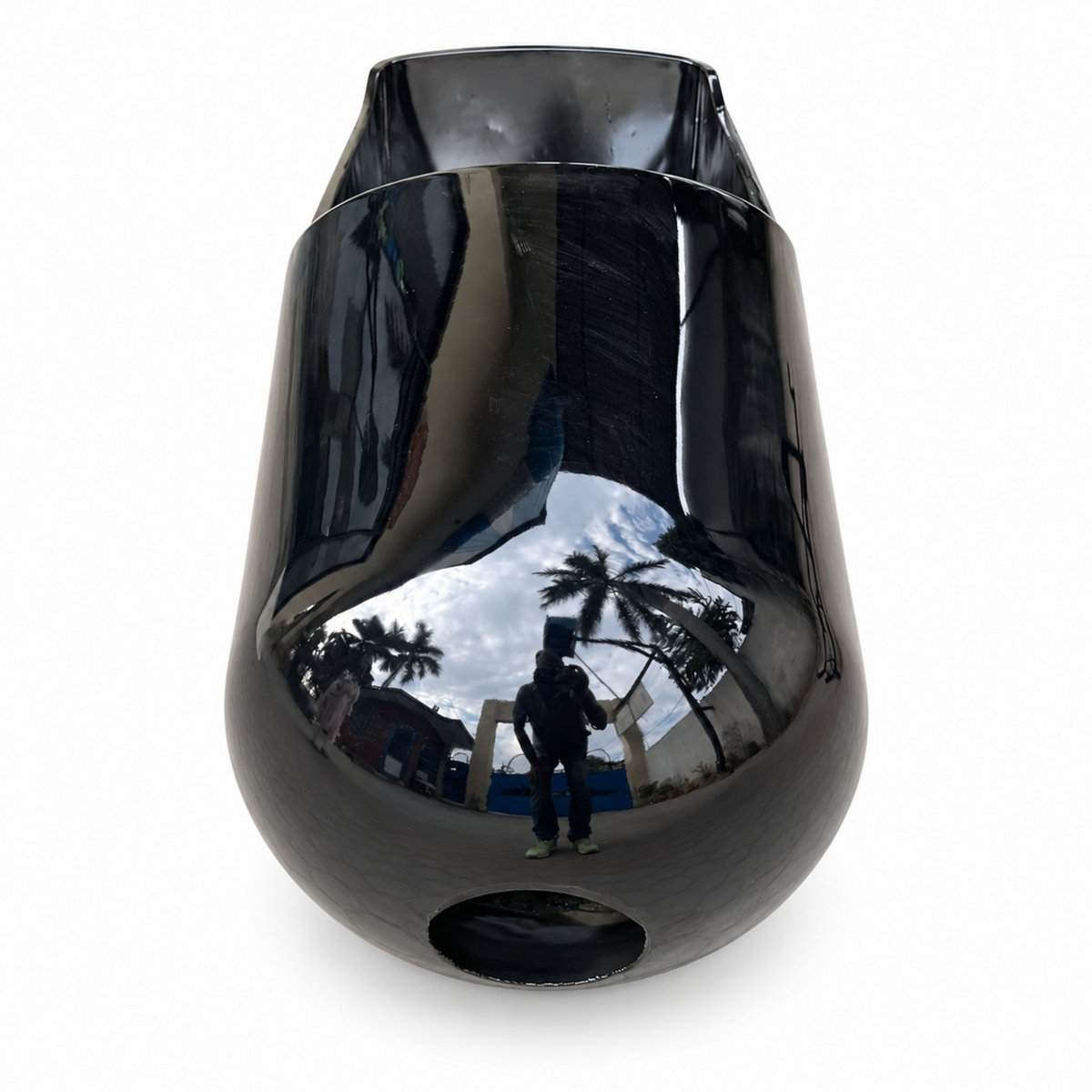 Rocket model black steel sidecar body only, rounded front and headlight opening