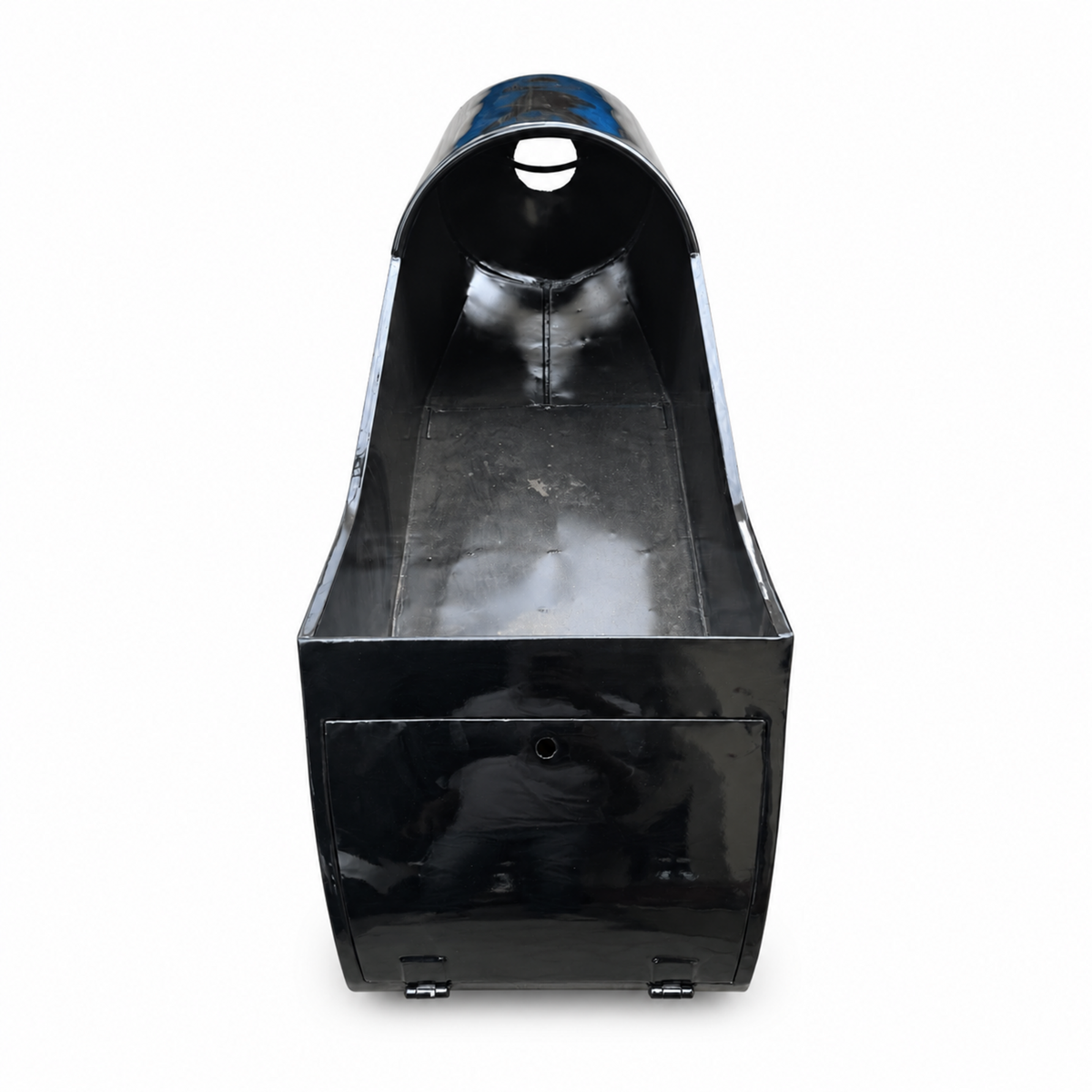 Rocket model motorcycle sidecar body only, interior and rear storage access view