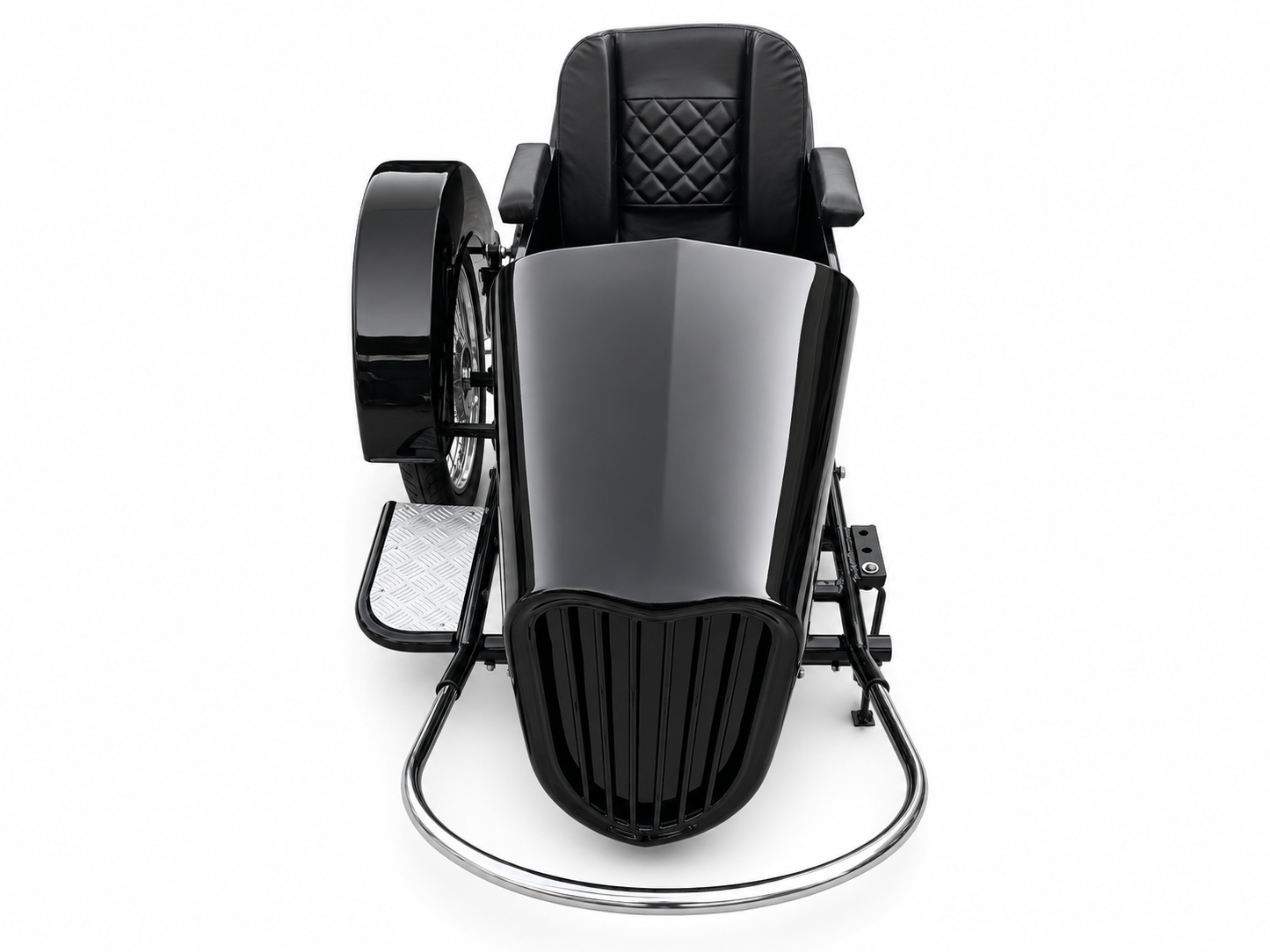 Motorcycle Sidecar Vox Model – Universal Fit for Harley, Honda, Indian, Yamaha | Complete Mounting Kit Included