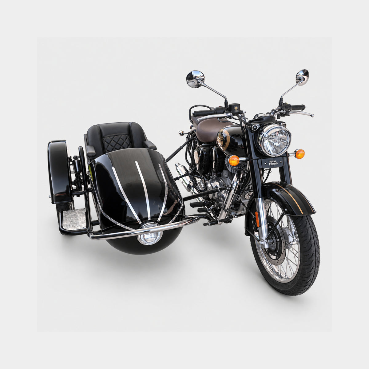 Steel Motorcycle Sidecar Body | Universal – Rocket Model