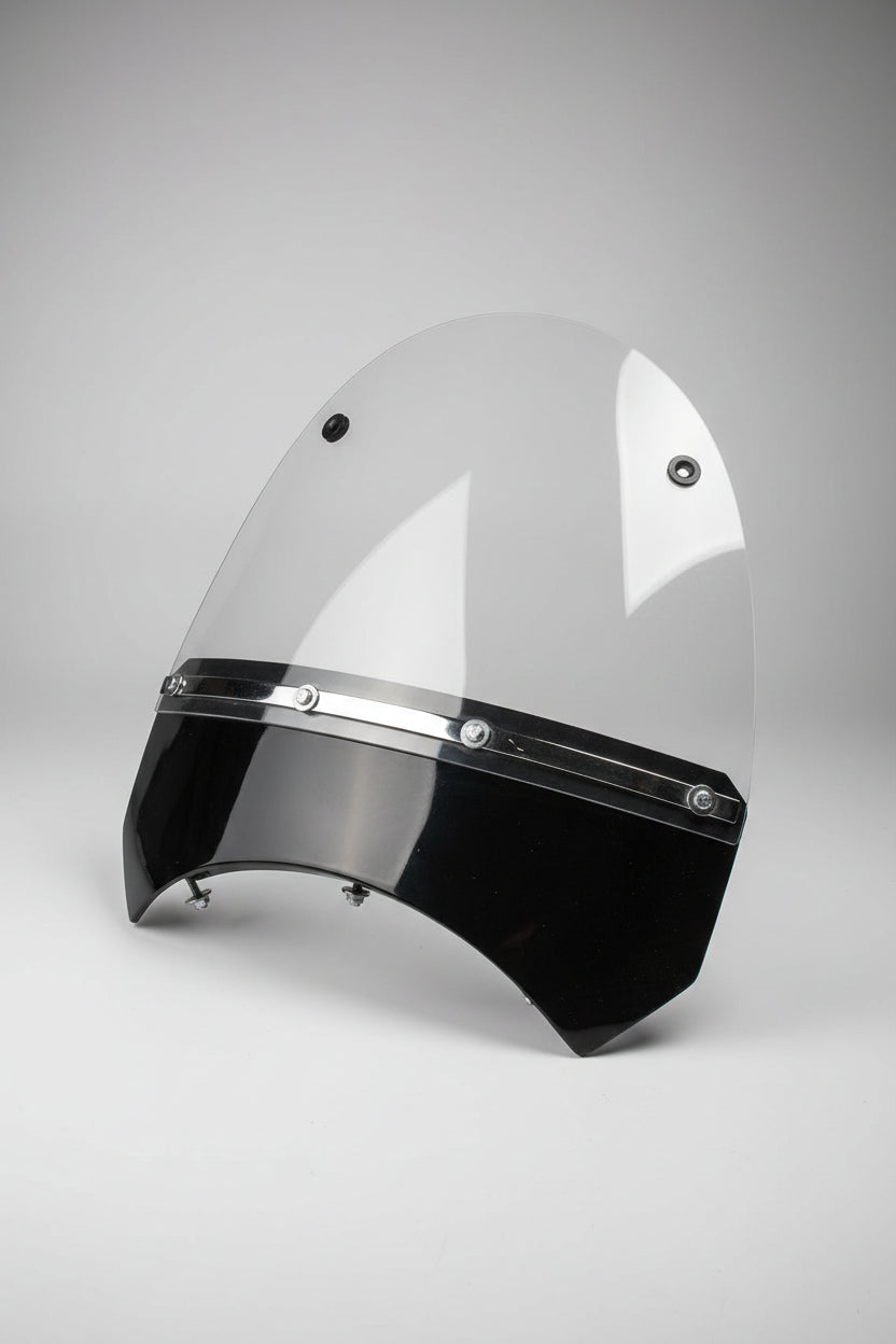 motorcycle sidecar windshield top view