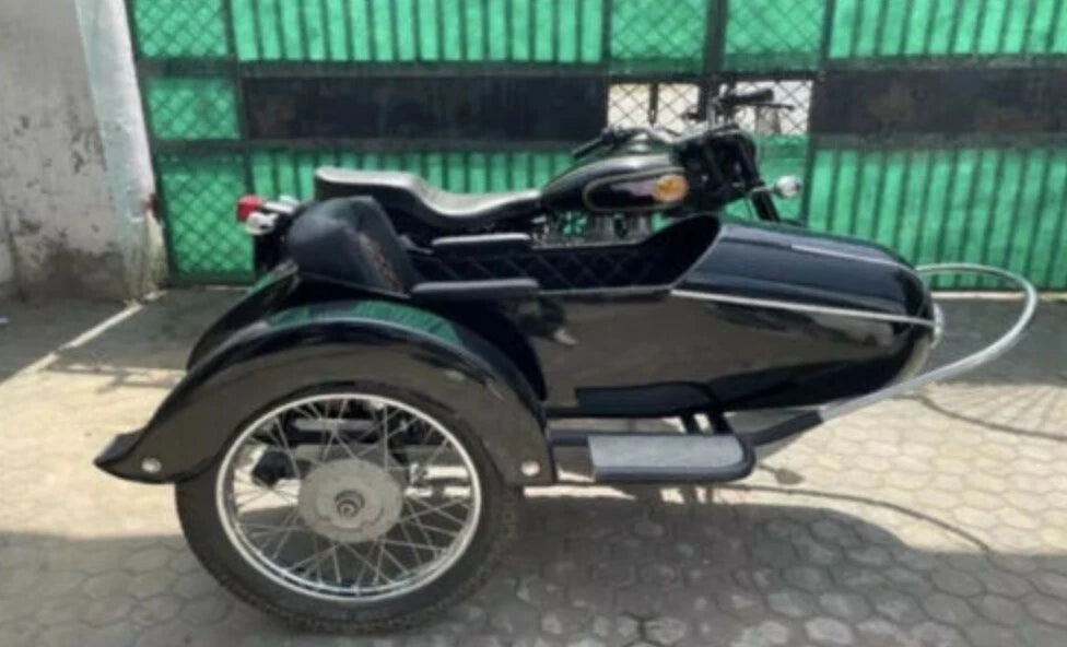 Motorcycle Sidecar-Rocket Model + Universal Mounting Kit | Fits Harley, Honda, Indian, etc.