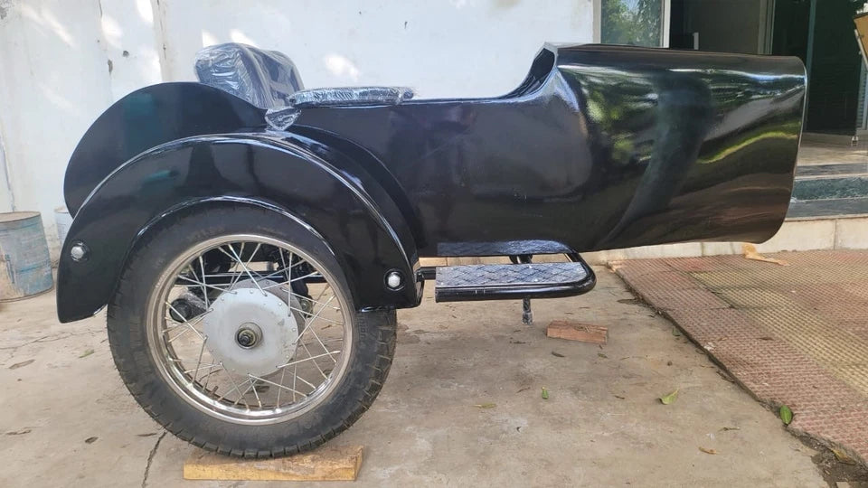 Motorcycle Sidecar Vox Model + Universal Mounting Kit | Fits Harley, Honda, Indian, etc..